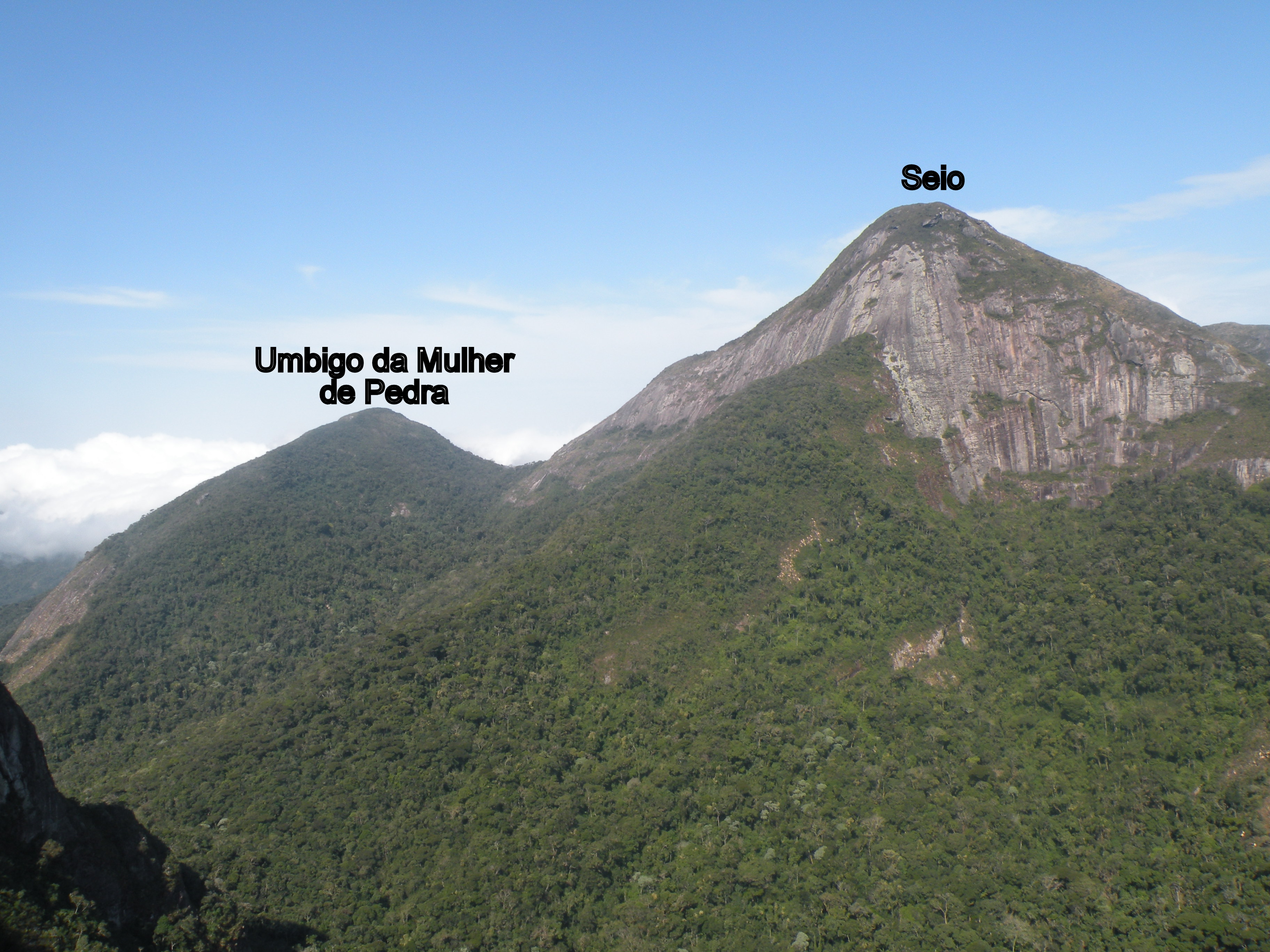 Foto da via Umbigo da Mulher de Pedra