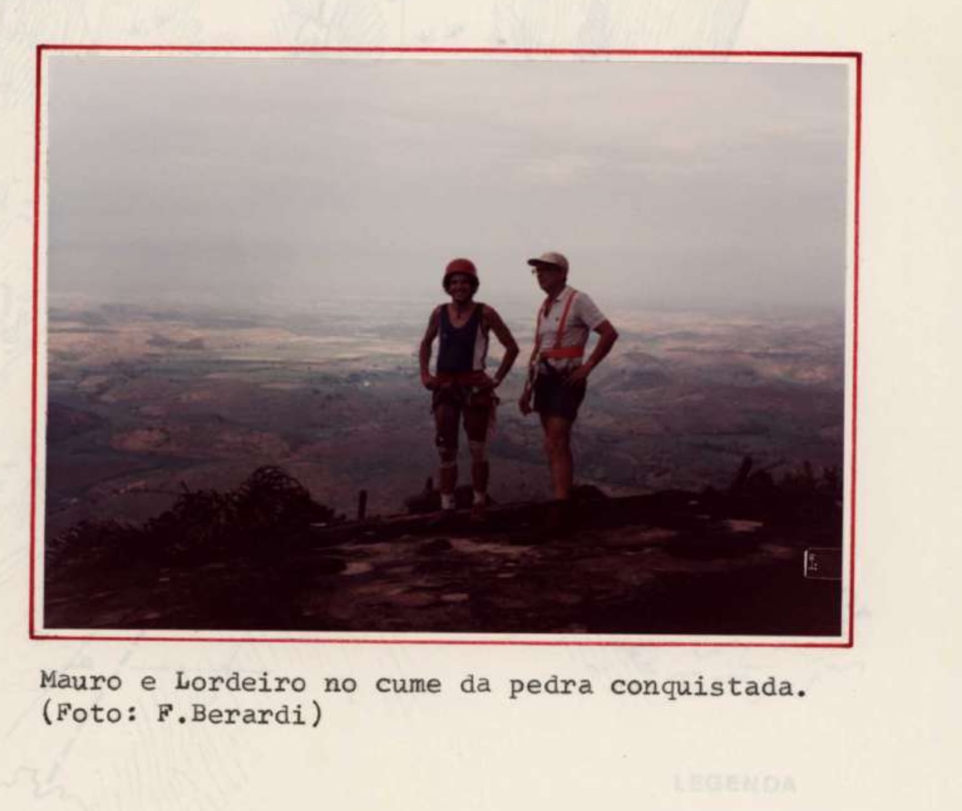 Foto da via Pedra do Bico da Gamela (Via da Conquista)