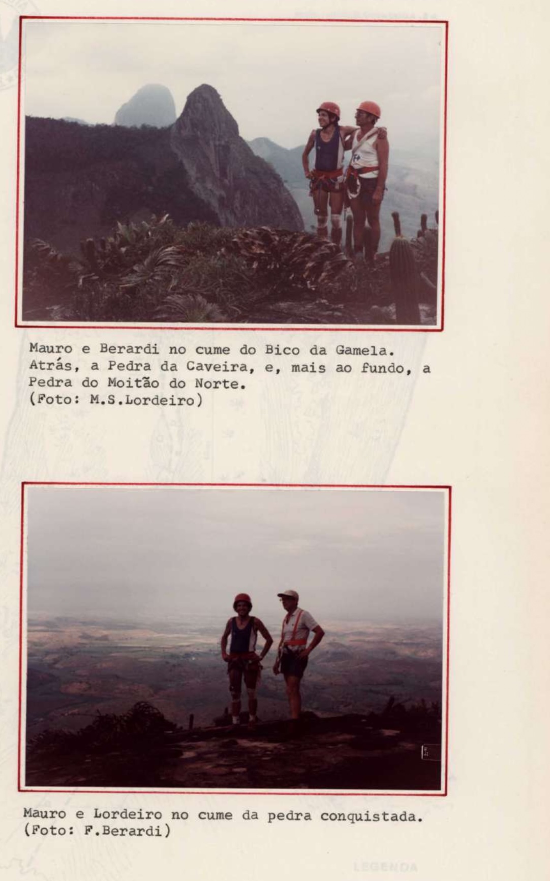 Foto da via Pedra do Bico da Gamela (Via da Conquista)