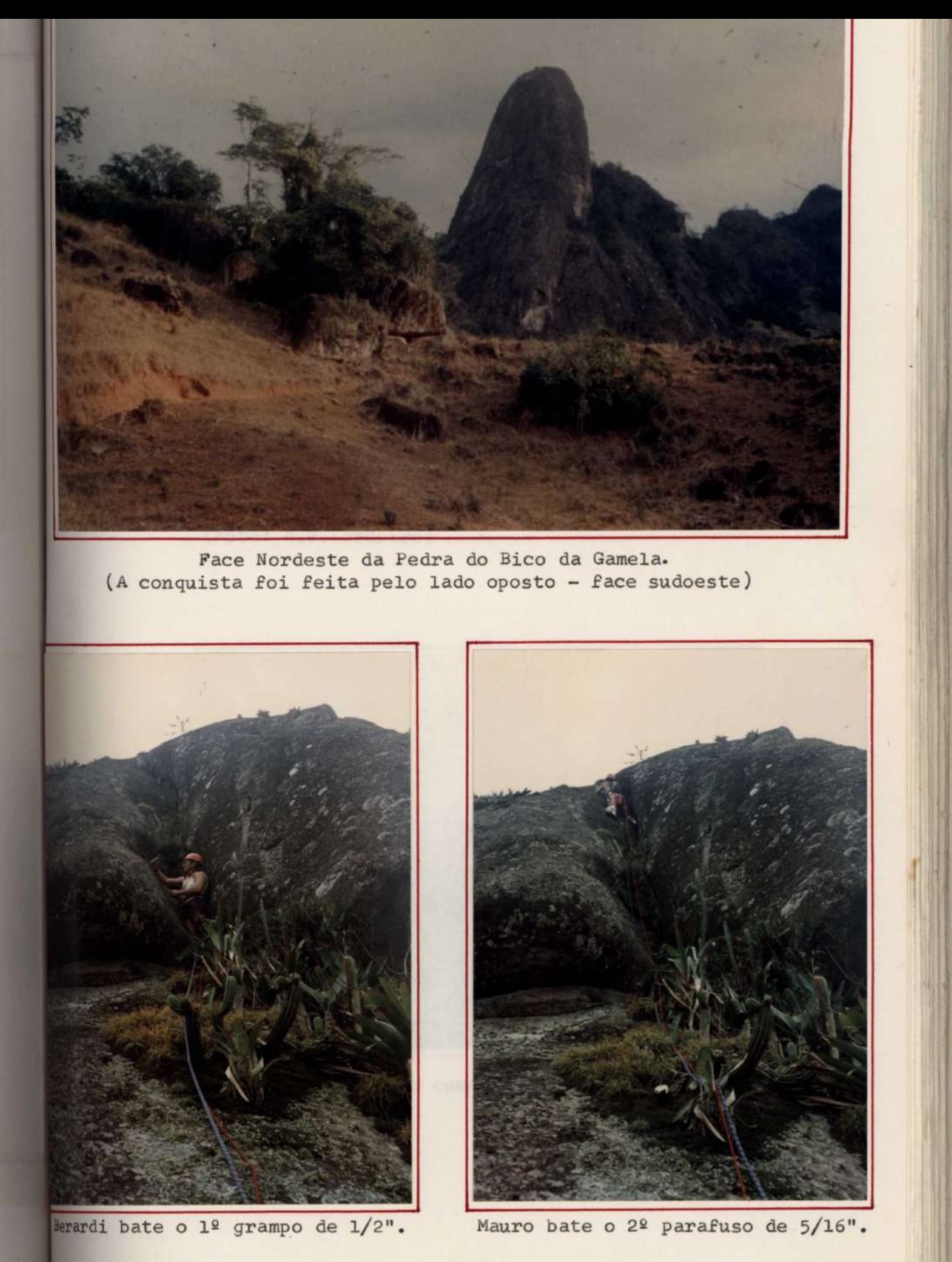 Foto da via Pedra do Bico da Gamela (Via da Conquista)